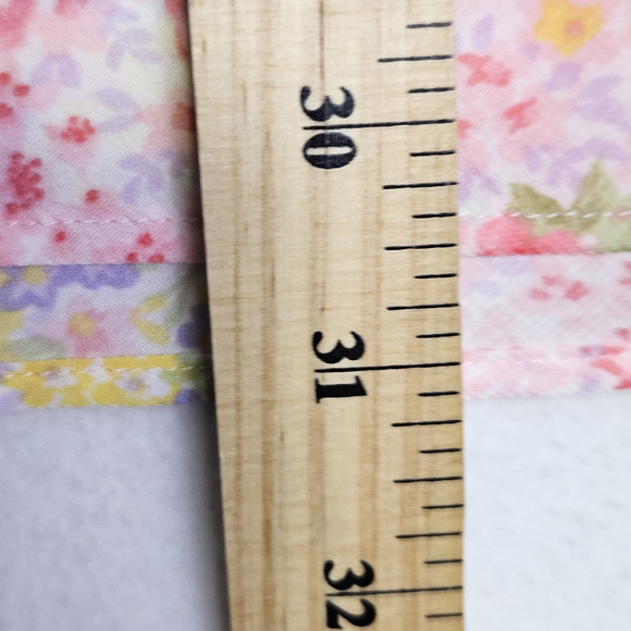 VTG Oscar De La Renta Pink Label Floral Slip Y2K 90s Chemise Nightgown Nightie L - Picture 14 of 15